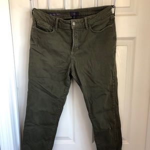 Green skinny Jean